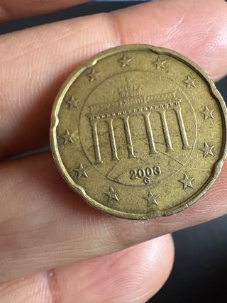 Moneda de 20 céntimos Alemania 2003 Ceca G