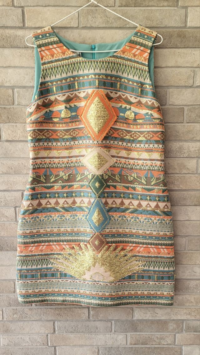 Vestido fiesta étnico verano T 44