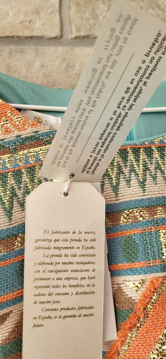 Vestido fiesta étnico verano T 44