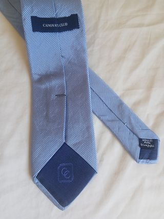 Corbata azul Canova's Club