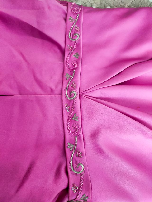 Vestido rosa dama honor