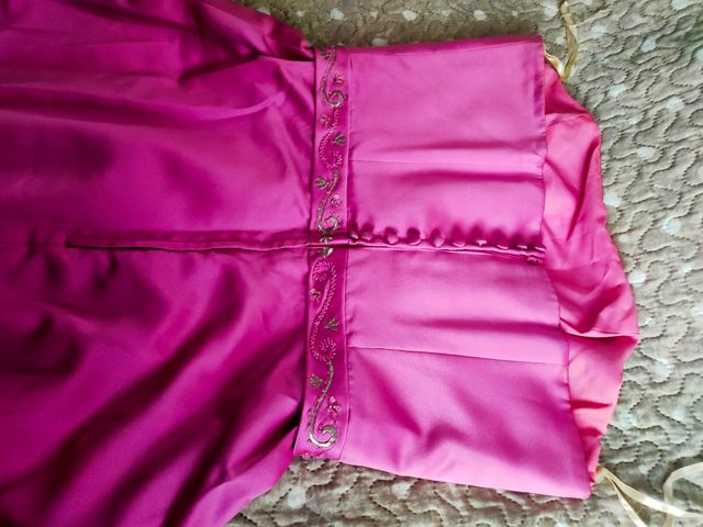 Vestido rosa dama honor