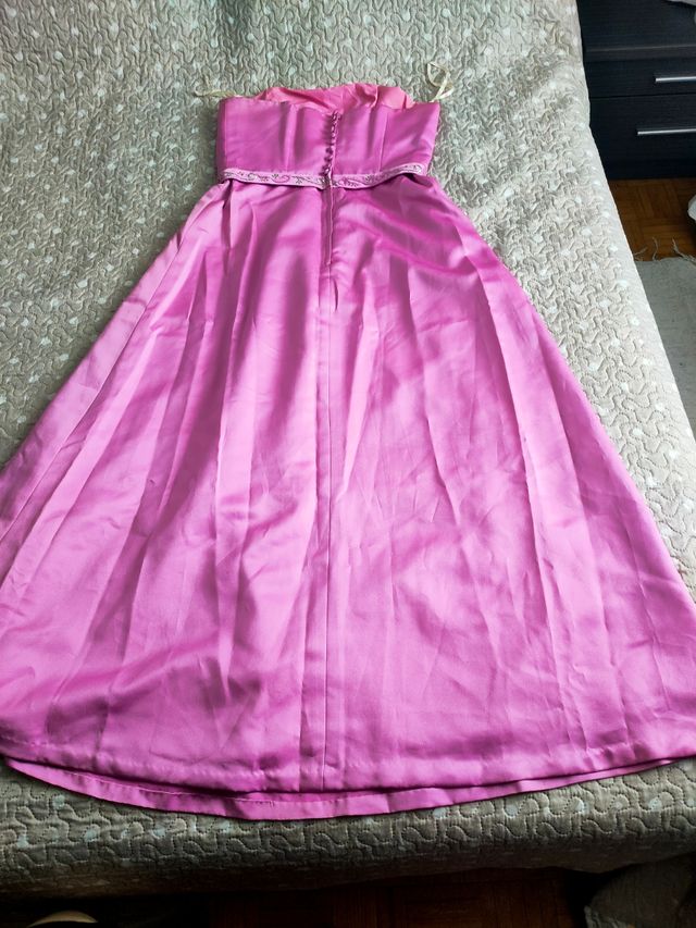 Vestido rosa dama honor