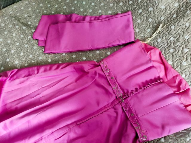 Vestido rosa dama honor