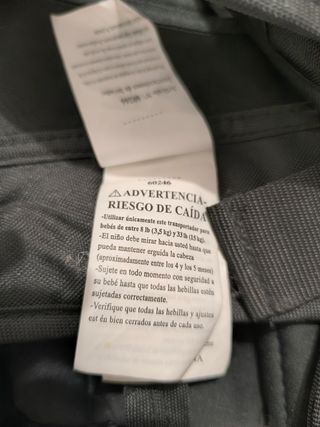 Mochila portabebés Jane Casual