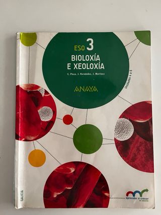 Libro Biologia 3 eso anaya