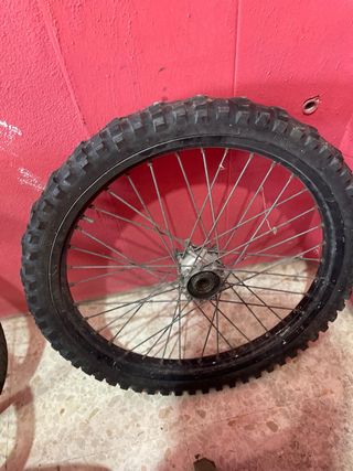 rueda delantera completa para moto de enduro