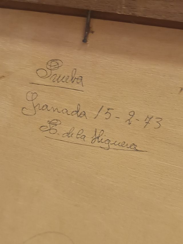 Cuadro entrega llave Granada - Cerámica