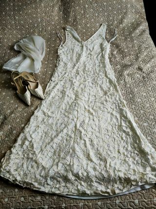 Vestido blanco encaje boda