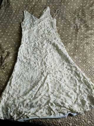 Vestido blanco encaje boda