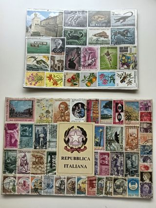 2 Álbumes Sellos Italia & San Marino