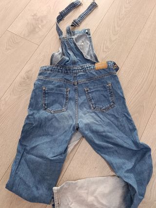 Peto vaquero niña - Azul T. 9/10 (140cm)