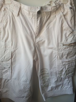 Shorts Tommy Hilfiger blancos