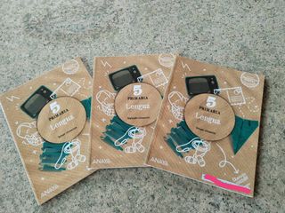 Libros Matemáticas, Lengua y Lingua 5 Primaria 