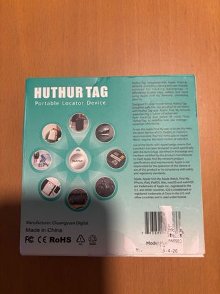 Huthur TAG: Localizador portátil