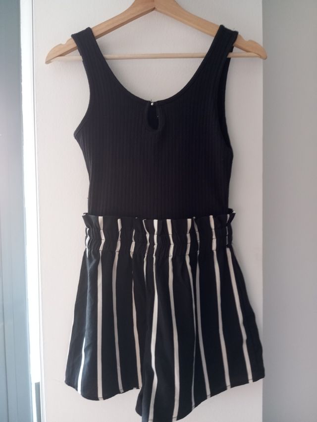 Vestido pantalón rayas niña 10-12