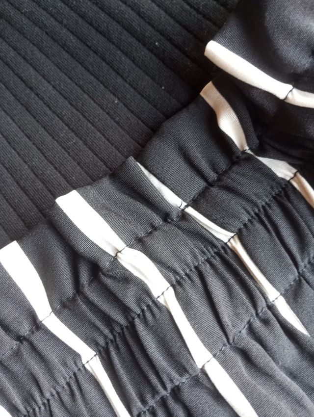 Vestido pantalón rayas niña 10-12