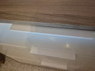 Cómoda 3 cajones blanco-gris