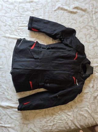 Chaqueta moto IXON negra/rojo