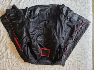Chaqueta moto IXON negra/rojo