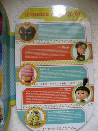 cartas sueltas Álbum Gru 3 - 36 cartas 3D Dia