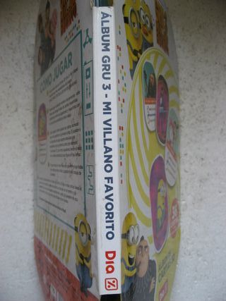 cartas sueltas Álbum Gru 3 - 36 cartas 3D Dia