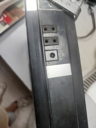 Radio Sony vintage azul y plata