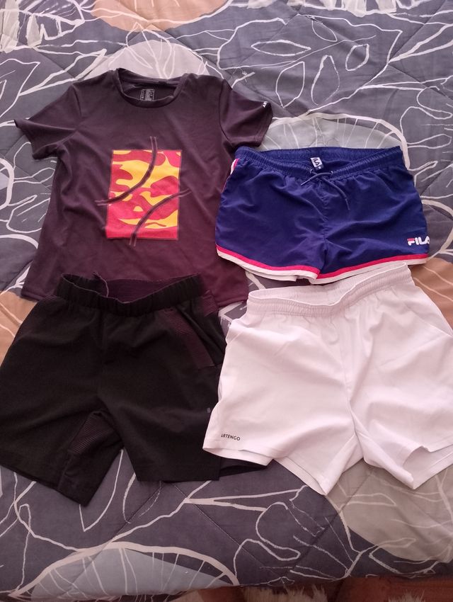 Lote ropa deportiva niño - Artengo y Fila 8/9 años