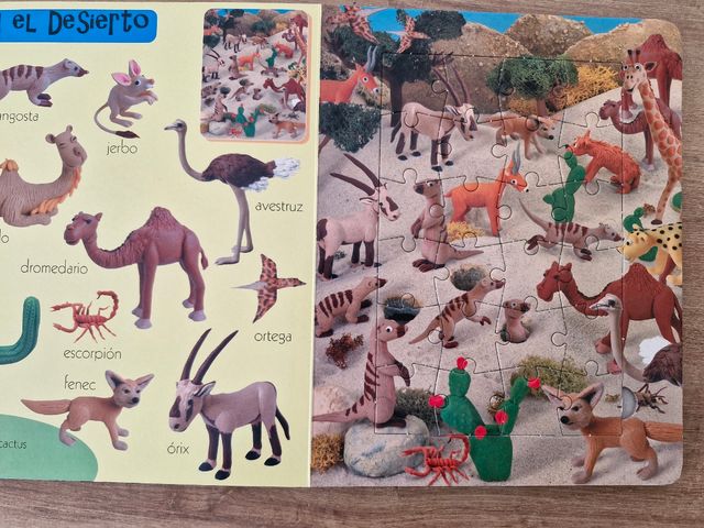 Libro Puzles de animales