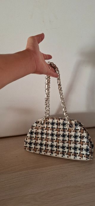 Bolso GORéTT beige y marrón