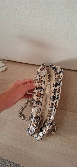 Bolso GORéTT beige y marrón