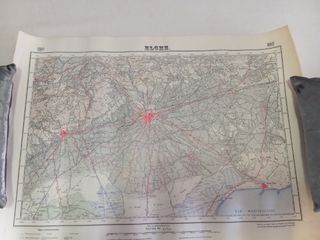 Mapa antiguo Elche 1949