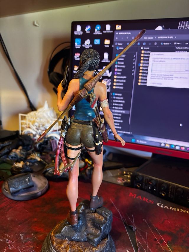 Figura Lara Croft Resin 3D