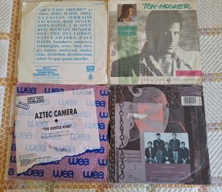 4 Singles Vinilo - Pop Rock 80s