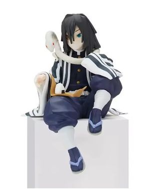 Figuras de Demon Slayer comiendo bolas de arroz