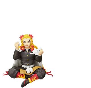 Figuras de Demon Slayer comiendo bolas de arroz