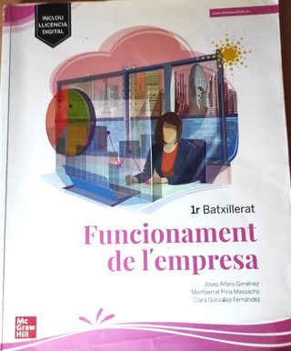 Funcionament de l’empresa 1r Batxillerat