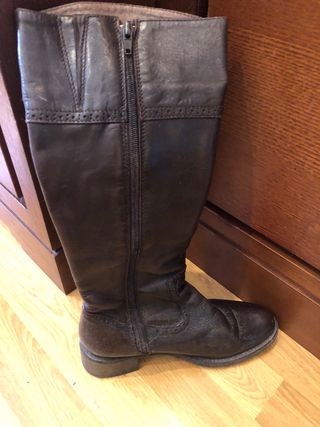 Botas Marrón Piel - Altas