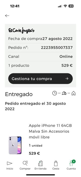 Iphone 11 64GB - Malva