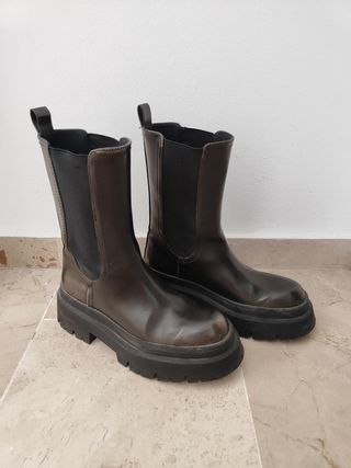 Botas Pull&Bear negras - talla 39