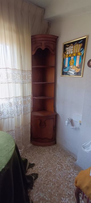 Estantería rinconera madera