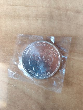 Moneda 20€ plata España Mundial 2010