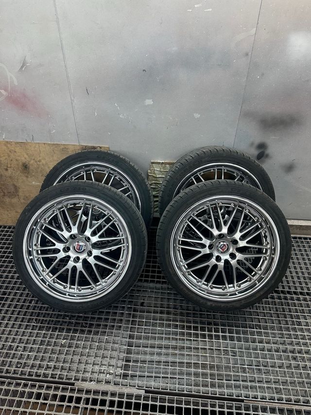 Llantas 5x114,3 cromadas en 18”
