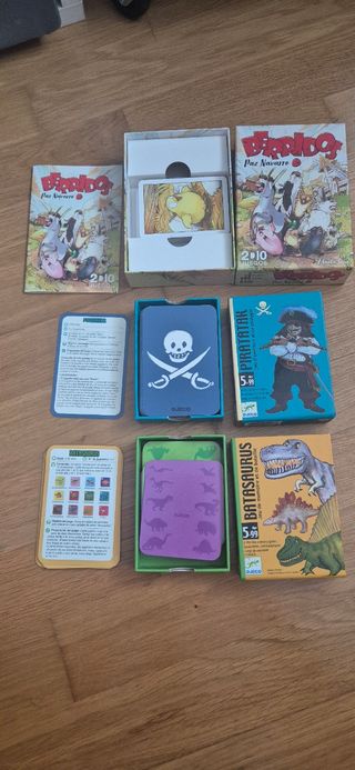 Juegos de mesa: Piratatak, Batasaurus, Berridos