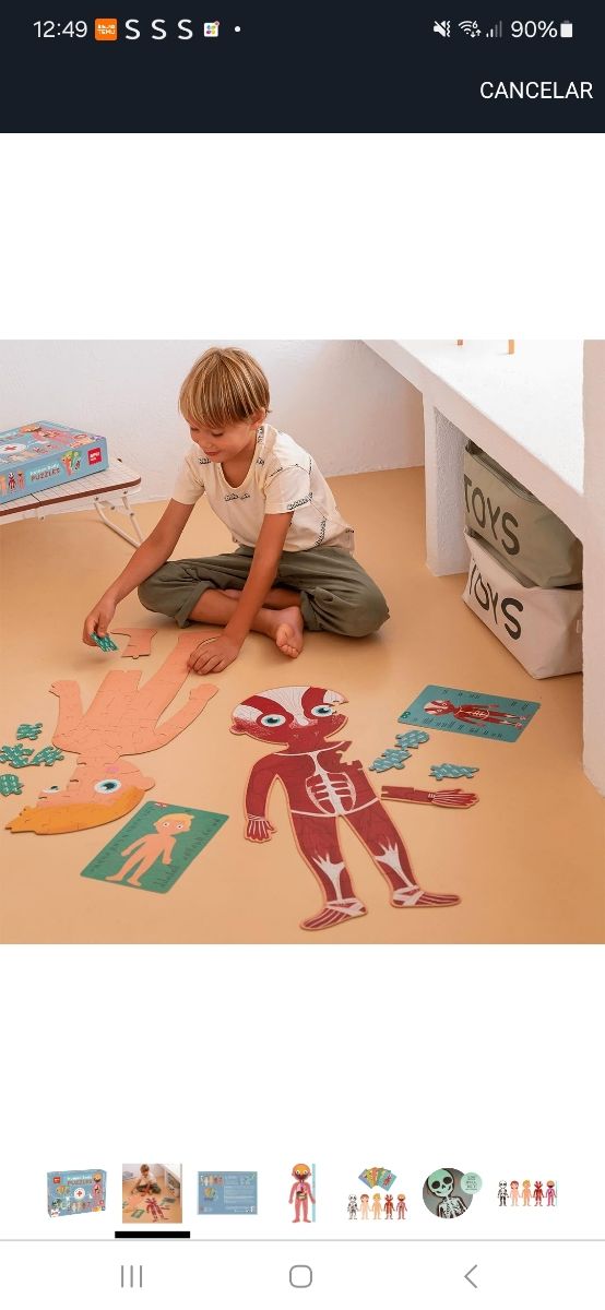 Puzzle Cuerpo Humano Apli Kids 240 piezas sin caja