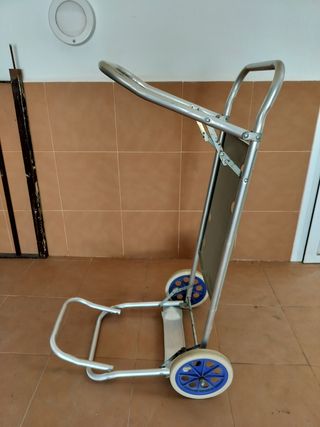Carrito playa-mesa plegable