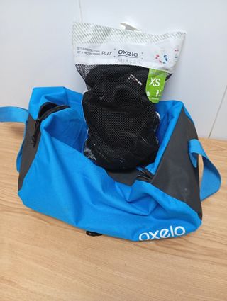 Patines Oxelo niño con bolsa y protecciones