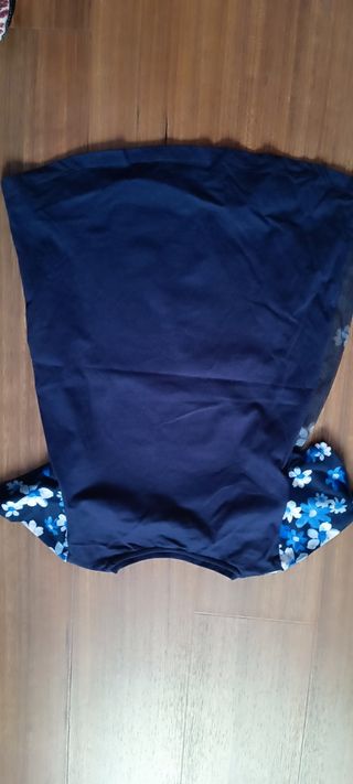 Camiseta niña flores - azul, rosa Desigual