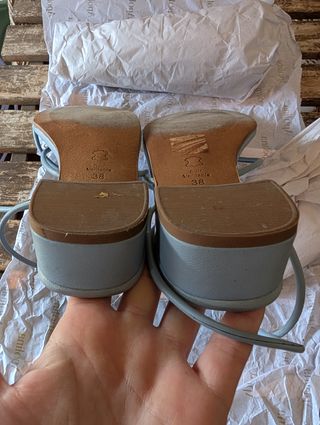 Sandalias Apolina azules, talla 38