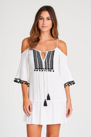 Vestido blanco boho 